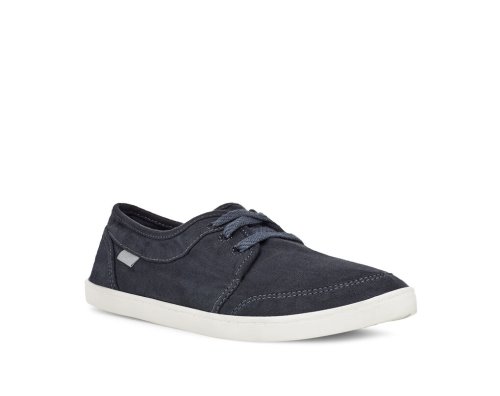 Sanuk Womens Pair O Dice Lace Navy Shoes | YBHGMZ416